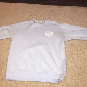 Cute Trendy light blue VS Pink Crewneck